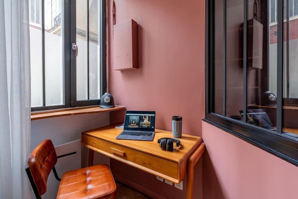 Appartement Magnifique Et Relaxant Avec Sauna Париж Екстериор снимка